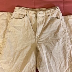 Corduroy Wide Leg Pants